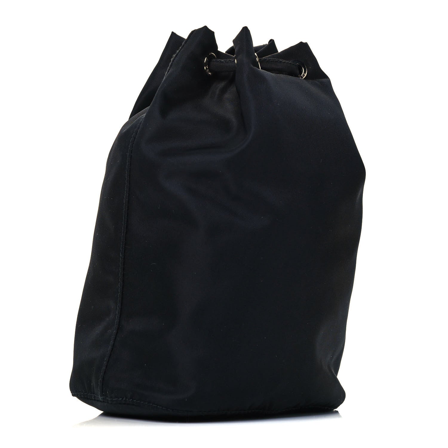 Prada Nylon Vela Drawstring Pouch Black 2 of 8