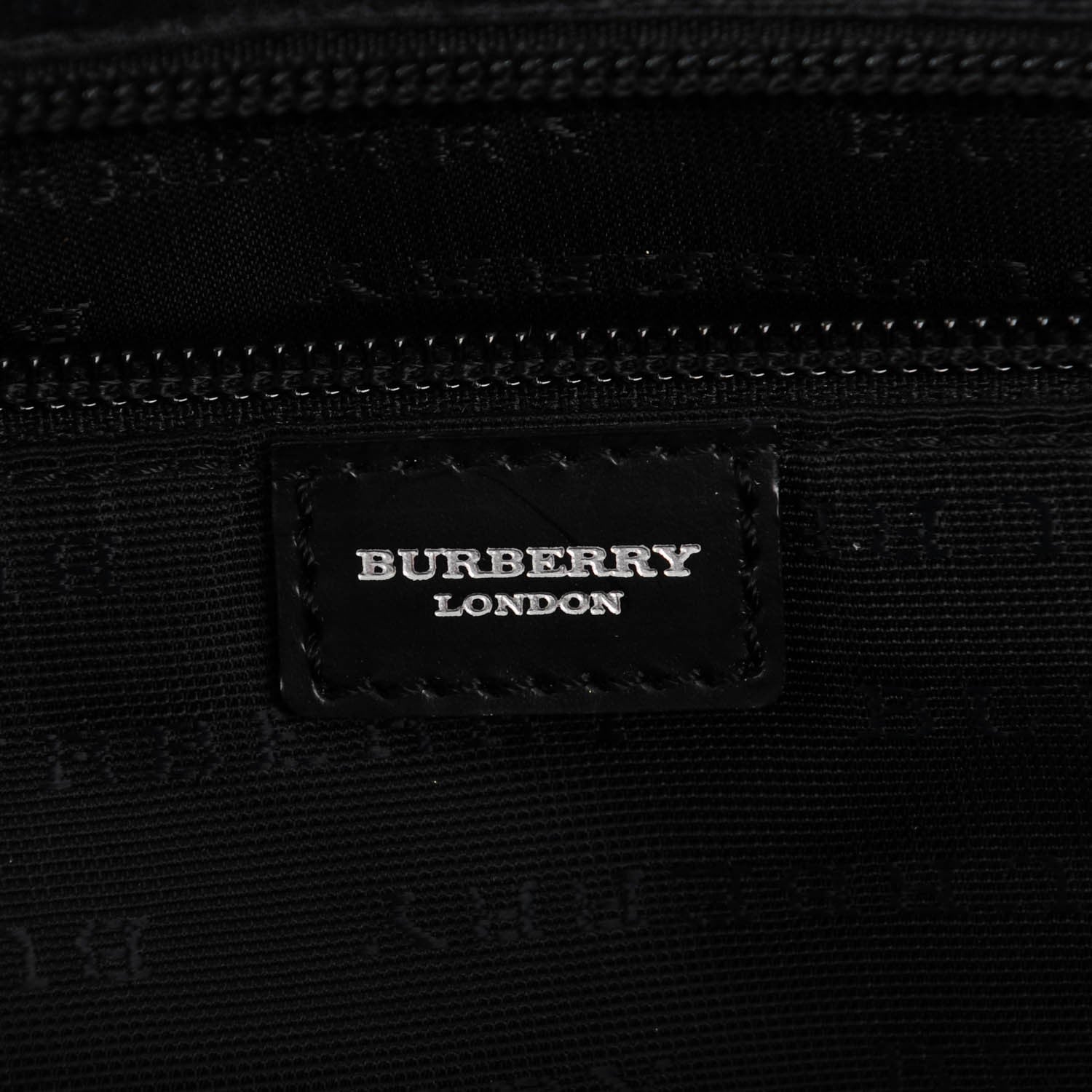 Burberry House Check Medium Tote Black 6 of 7