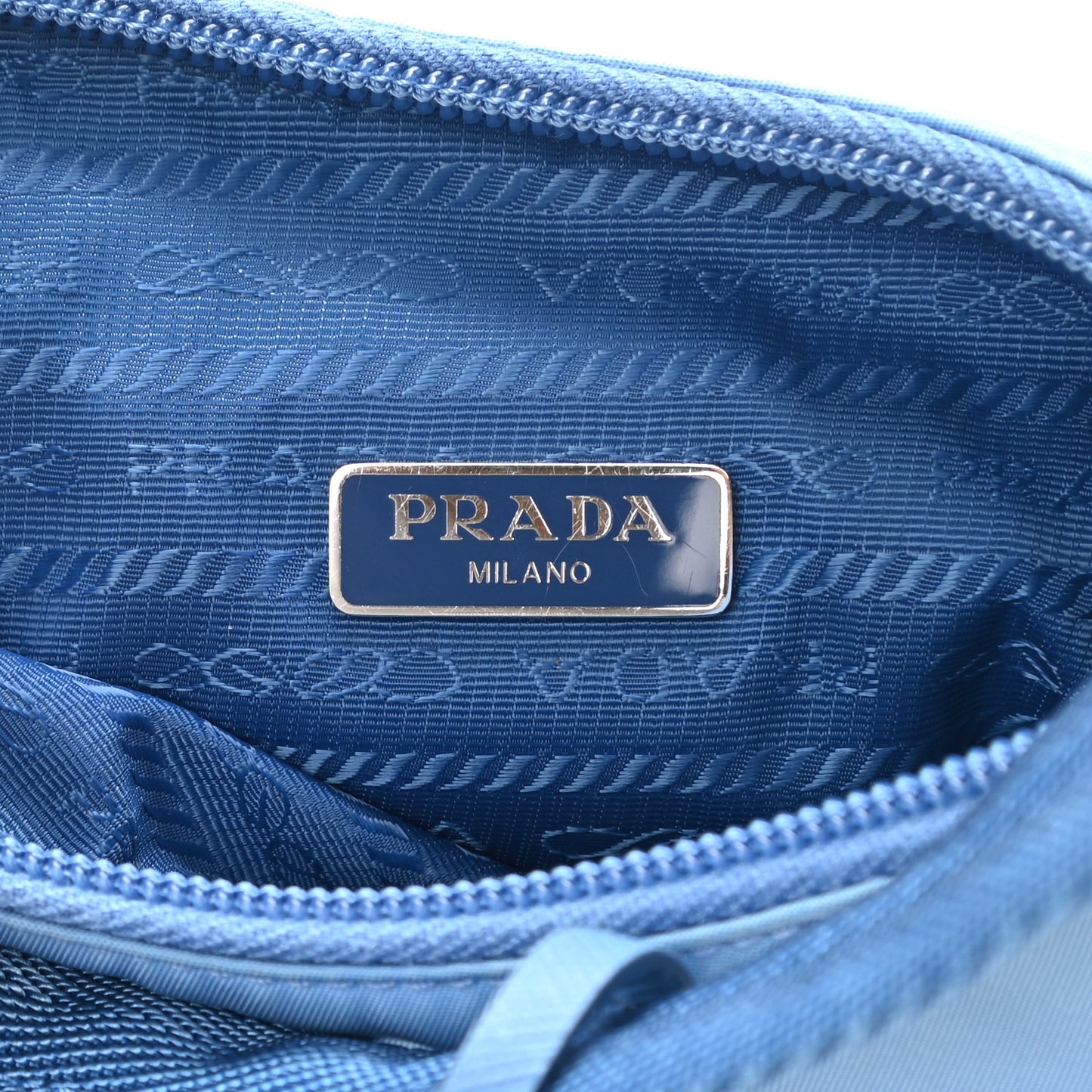 Re-Nylon Saffiano Mini Re-Edition 2000 Bag Pervinca