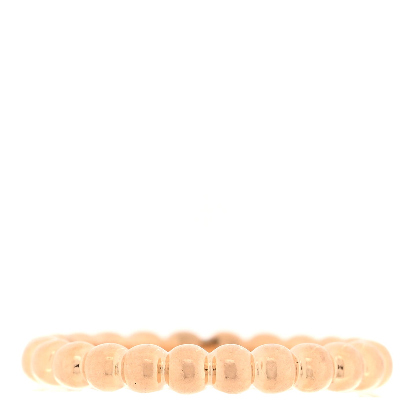 18K Rose Gold Medium Perlee Ring 52 6