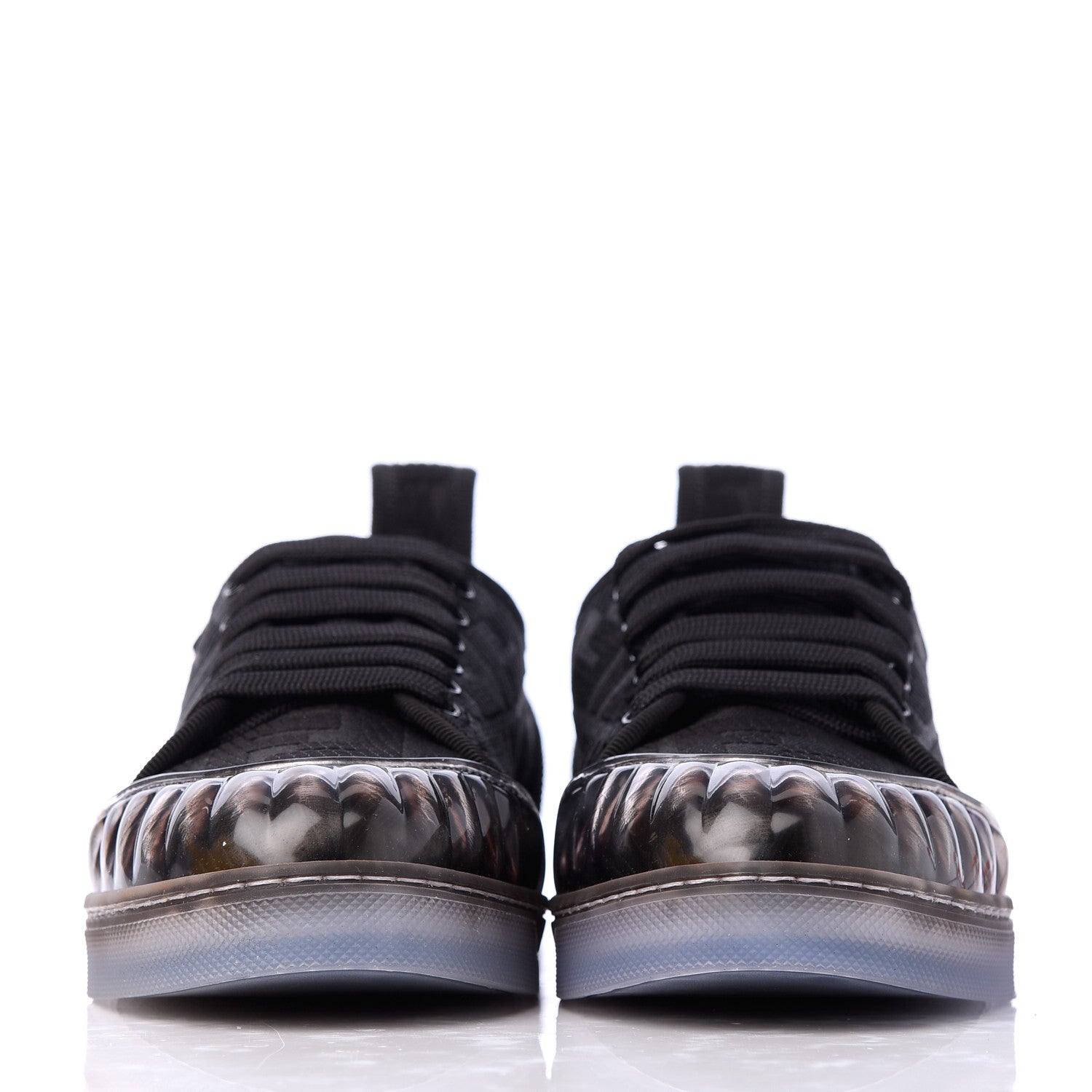 Fendi Corda FF Promenade Low Top Sneakers 36.5 Black 2 of 9