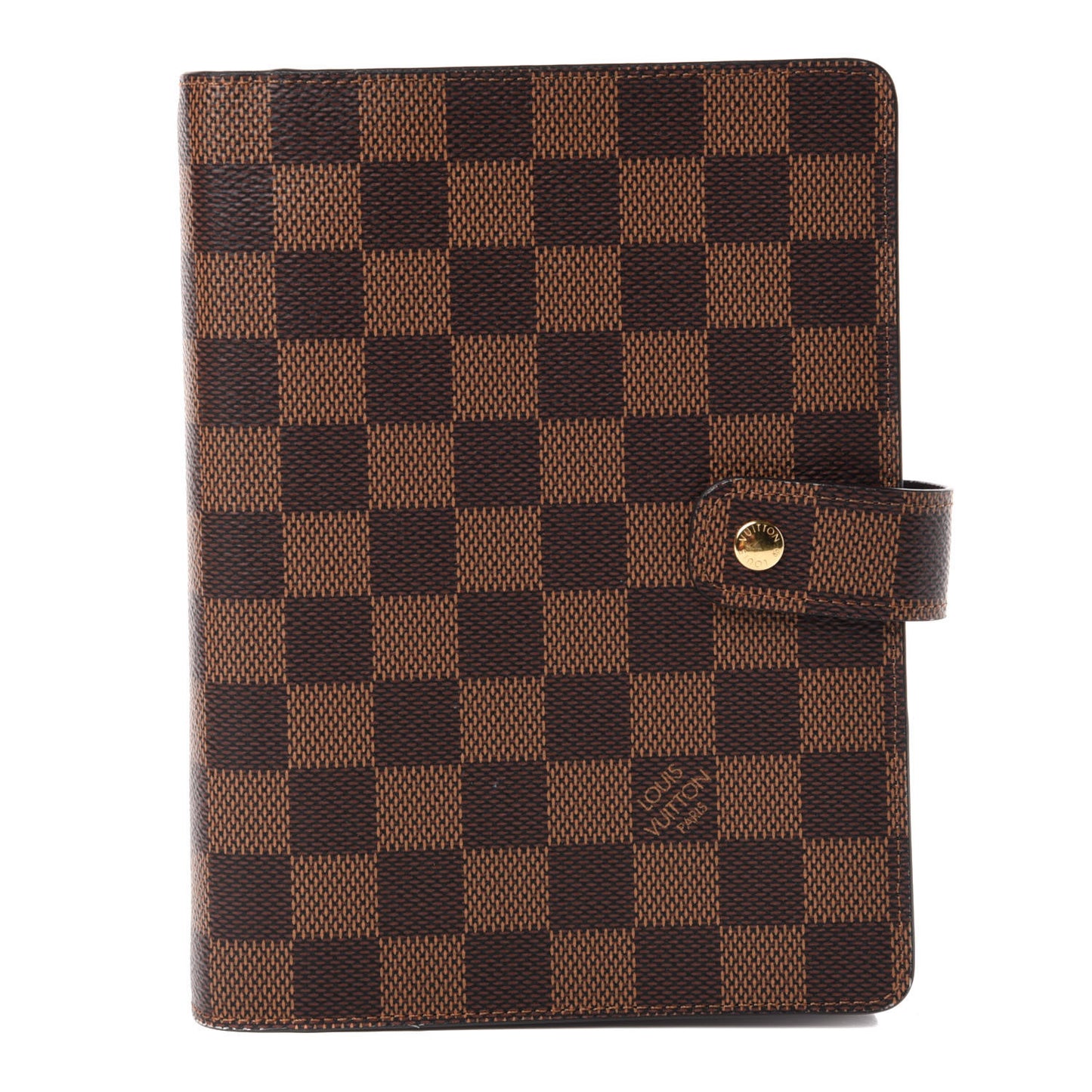 Damier Ebene Medium Ring Agenda Cover