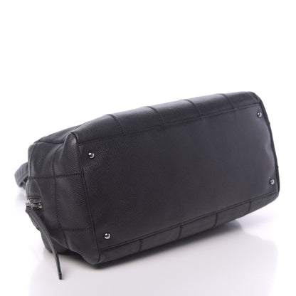 Chanel Caviar Square Stitched Tote Black 4 of 11