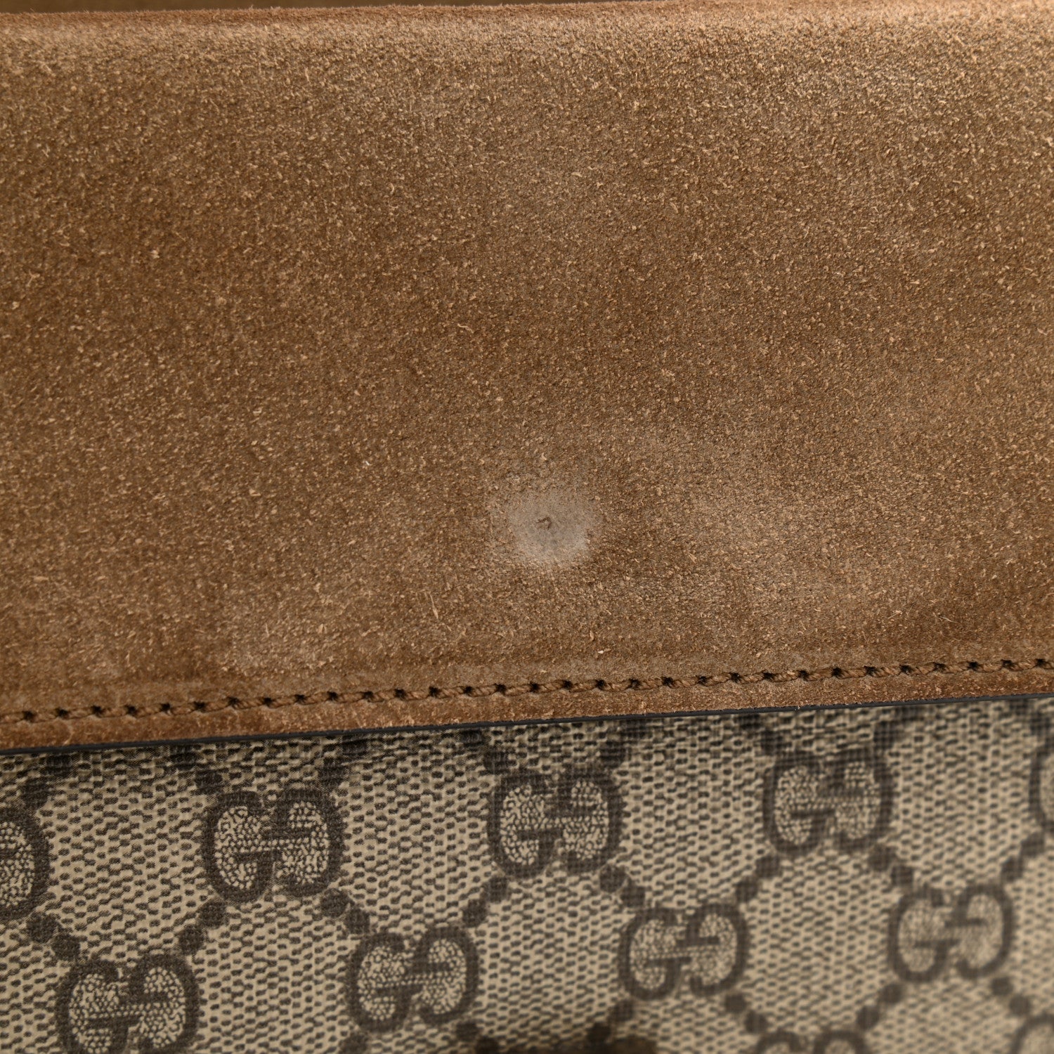 Gucci GG Supreme Monogram Mini Dionysus Shoulder Bag Taupe 12 of 13