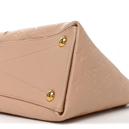 Louis Vuitton Empreinte V Tote MM Beige Rose Creme 9 of 9