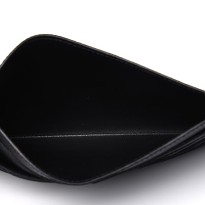 Louis Vuitton Calfskin Felicie Chain Wallet Card Holder Insert Black 5 of 10