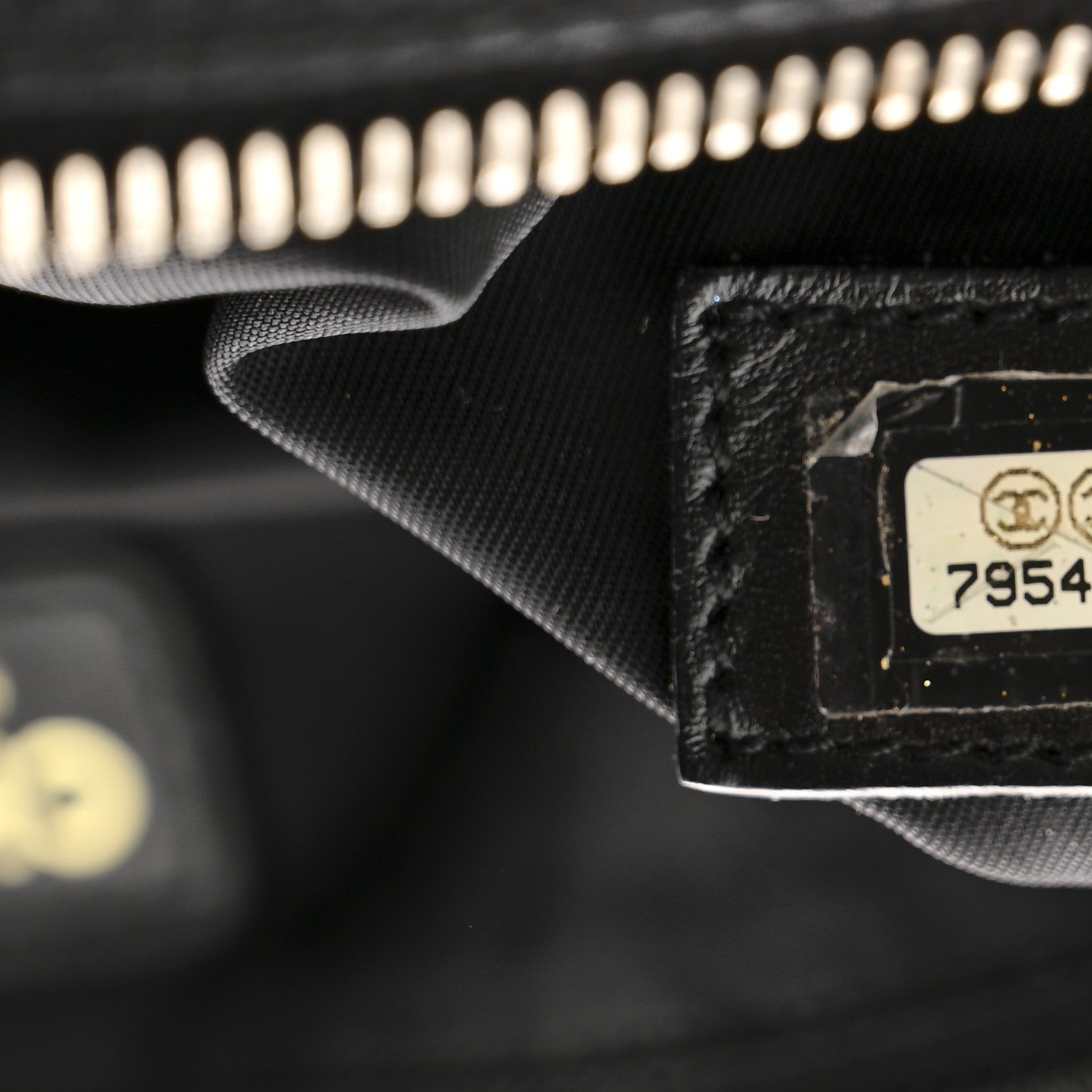 Chanel Nylon Travel Bowler Black 7 of 14