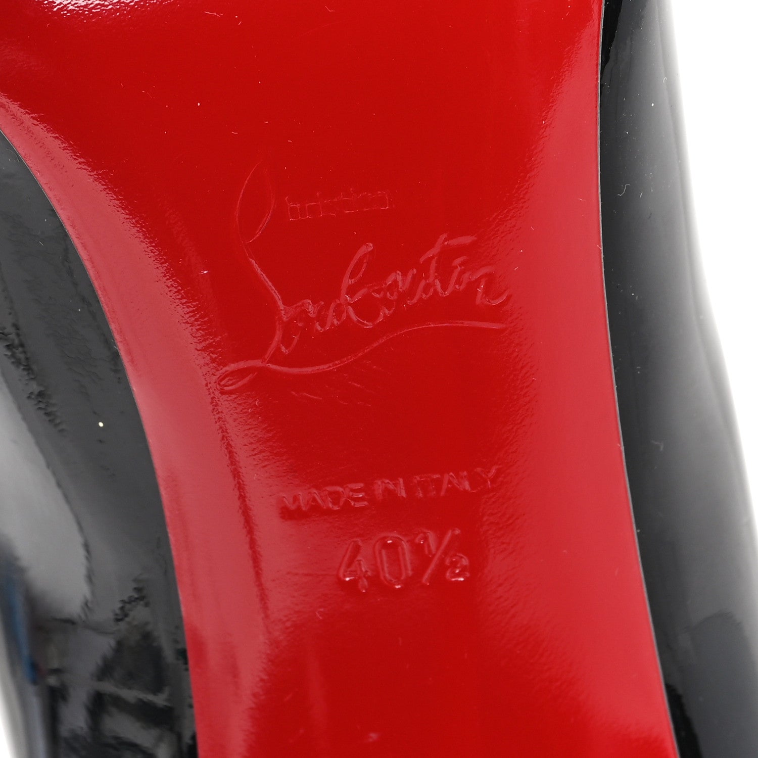 Christian Louboutin Patent Pigalle Follies 100 Pumps 40.5 Black 7 of 9