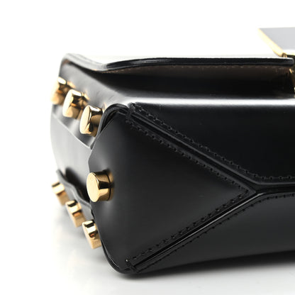 Jimmy Choo Smooth Calfskin Lockett Petite Shoulder Bag Black 9 of 10