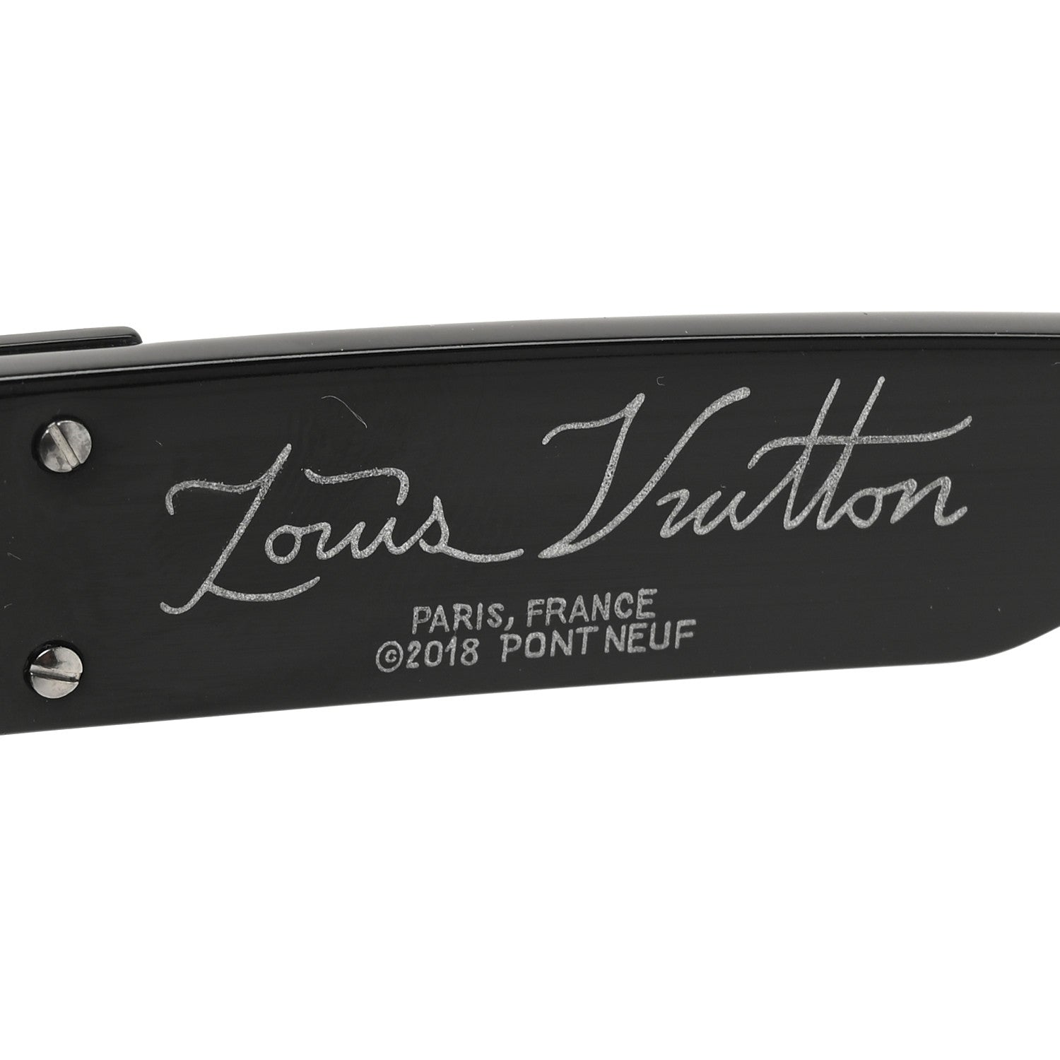 Louis Vuitton Acetate 1.1 Millionaires Mask Sunglasses Z1258W Black 6 of 7