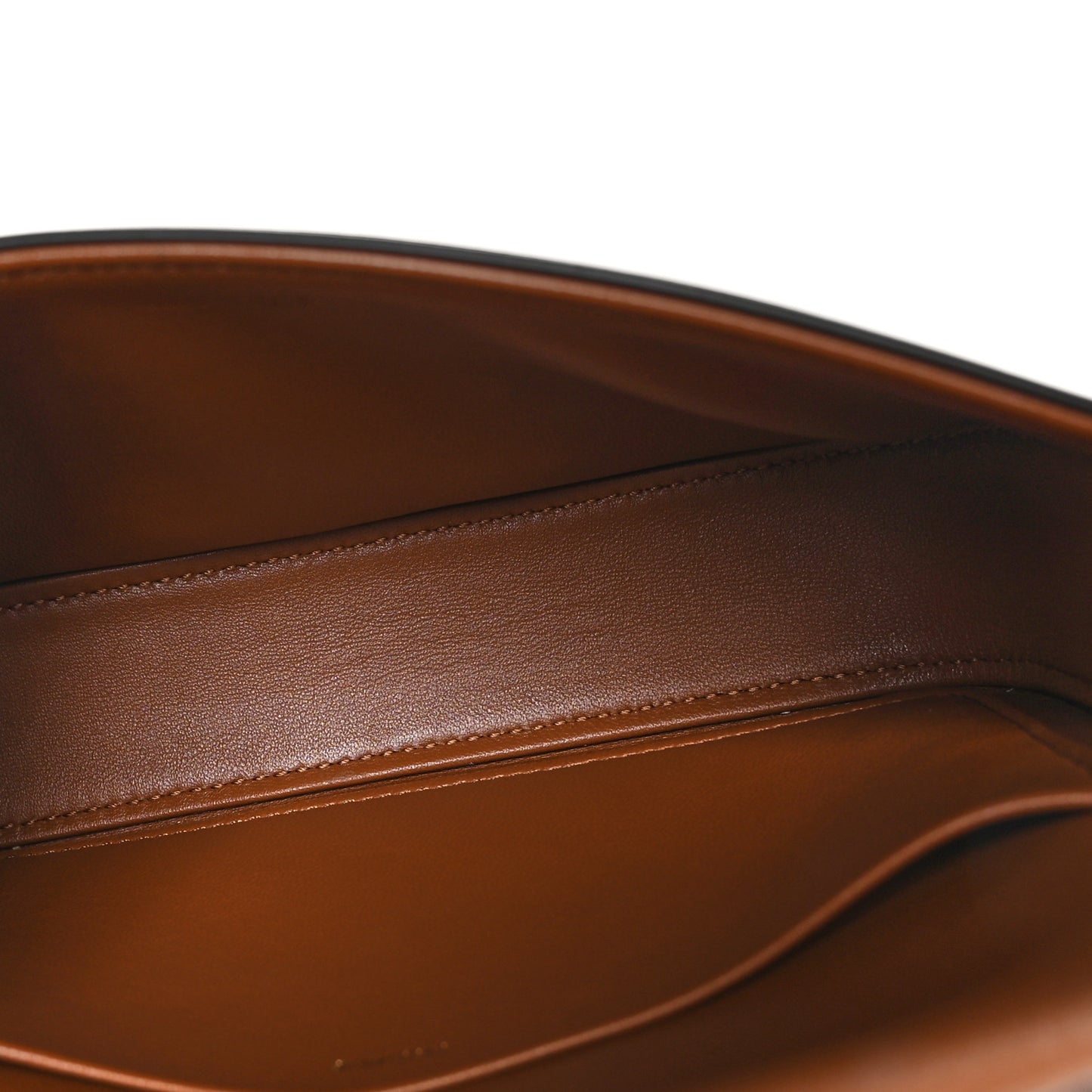 Natural Calfskin Triomphe Shoulder Bag Tan