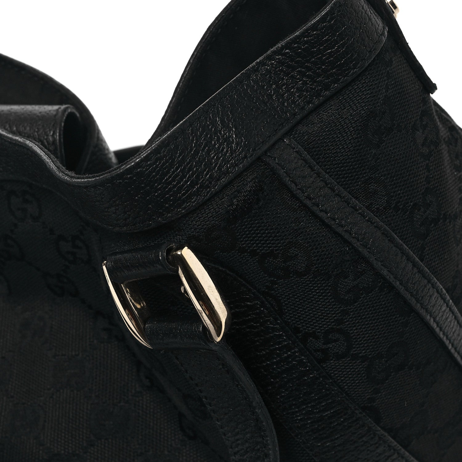 Gucci Monogram Medium Abbey Convertible Tote Black 11 of 11