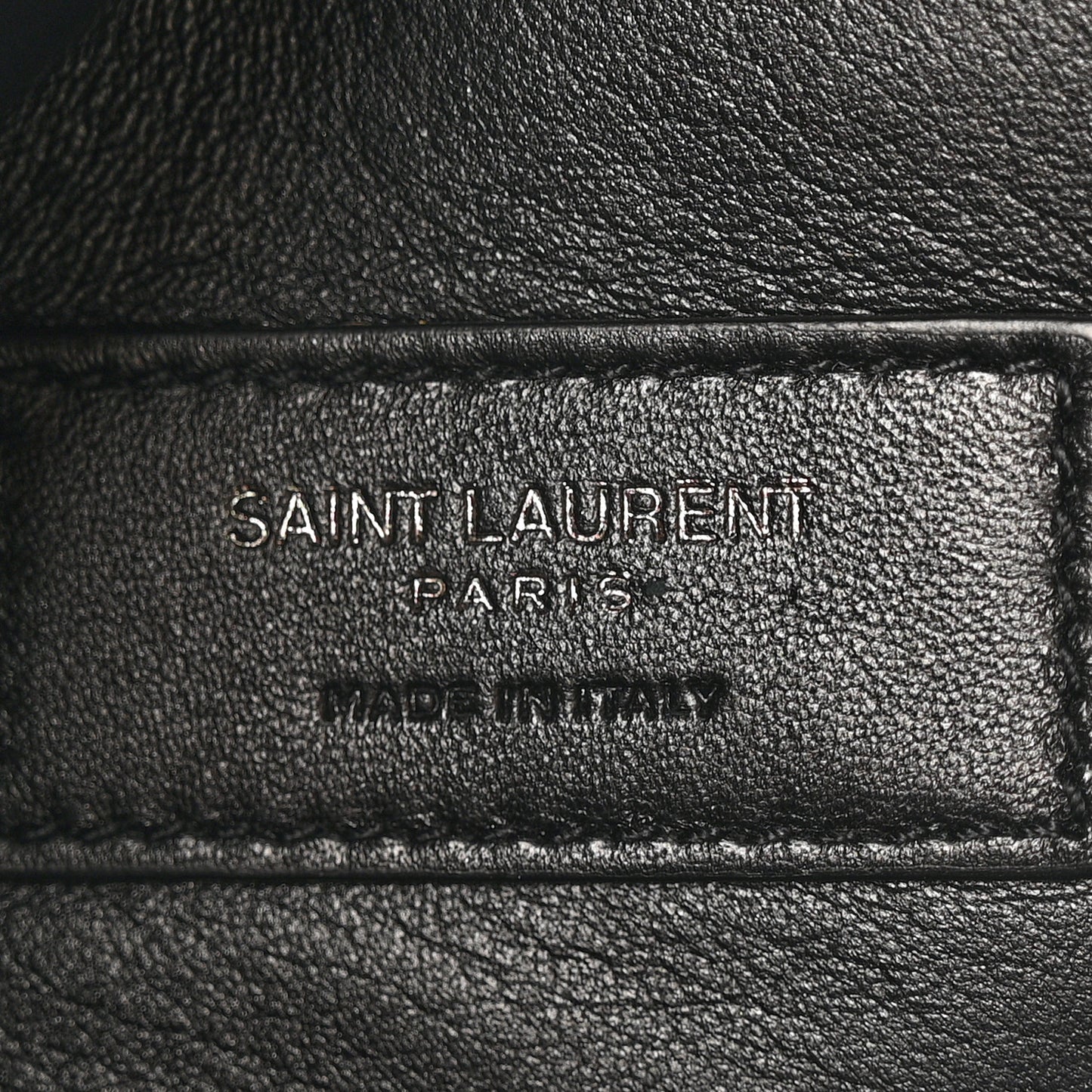 Grain De Poudre West Hollywood Monogram Fold Over Clutch Black