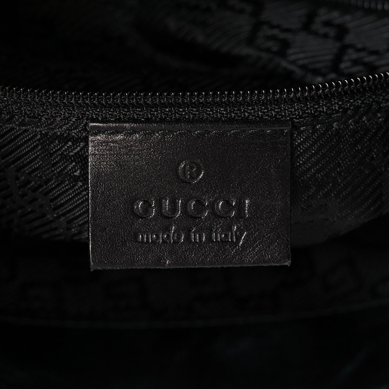 Gucci Canvas Calfskin Jackie O Hobo Black 6 of 10