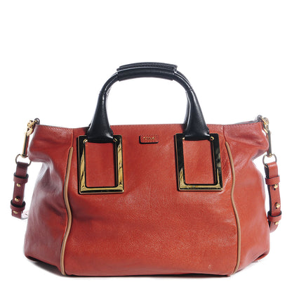 Chloe Calfskin Medium Ethel Satchel Red Blush 1 of 14