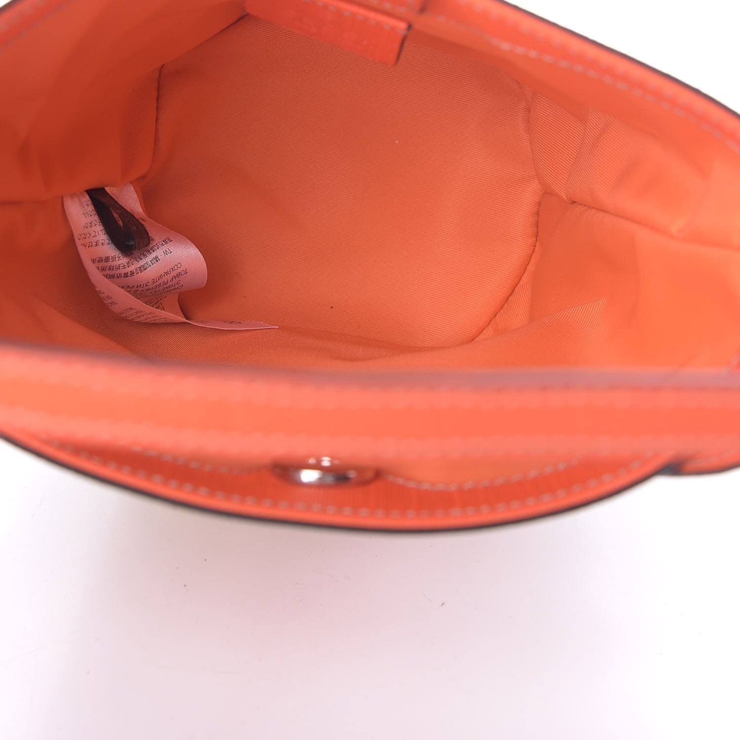Gucci GG Supreme Monogram Childrens Hedgehog Bucket Bag Orange 5 of 10