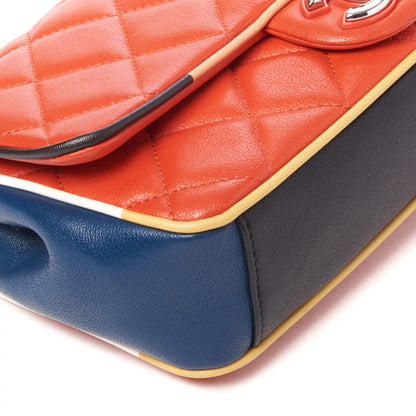 Chanel Lambskin Plexiglass Quilted Small Cuba Color Flap Red Multicolor 5 of 9