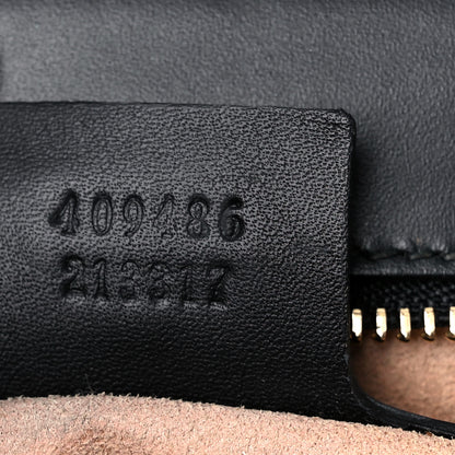 Gucci Guccissima Medium Padlock Shoulder Bag Black 7 of 19