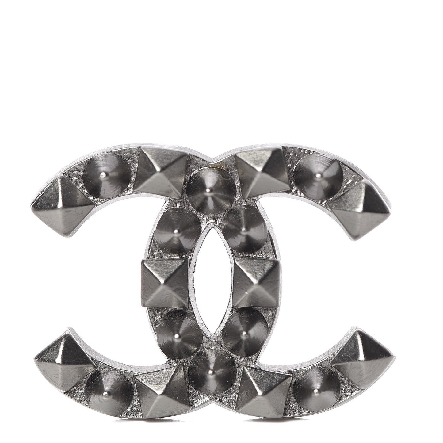 Ruthenium CC Spike Brooch