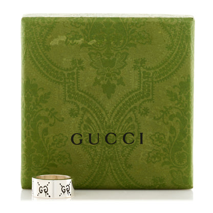 Gucci Sterling Silver GucciGhost Hamlet Skull Ring 51 5.75 8 of 8
