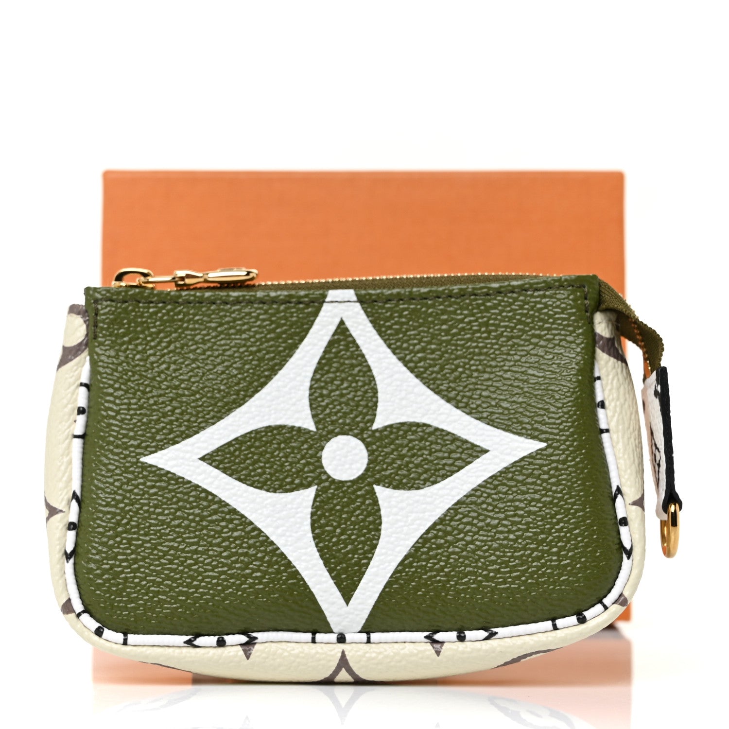 Louis Vuitton Monogram Giant Micro Pochette Accessories Kaki White 9 of 9
