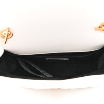 Versace Nappa Quilted Small Medusa Chain Crossbody White 5 of 10