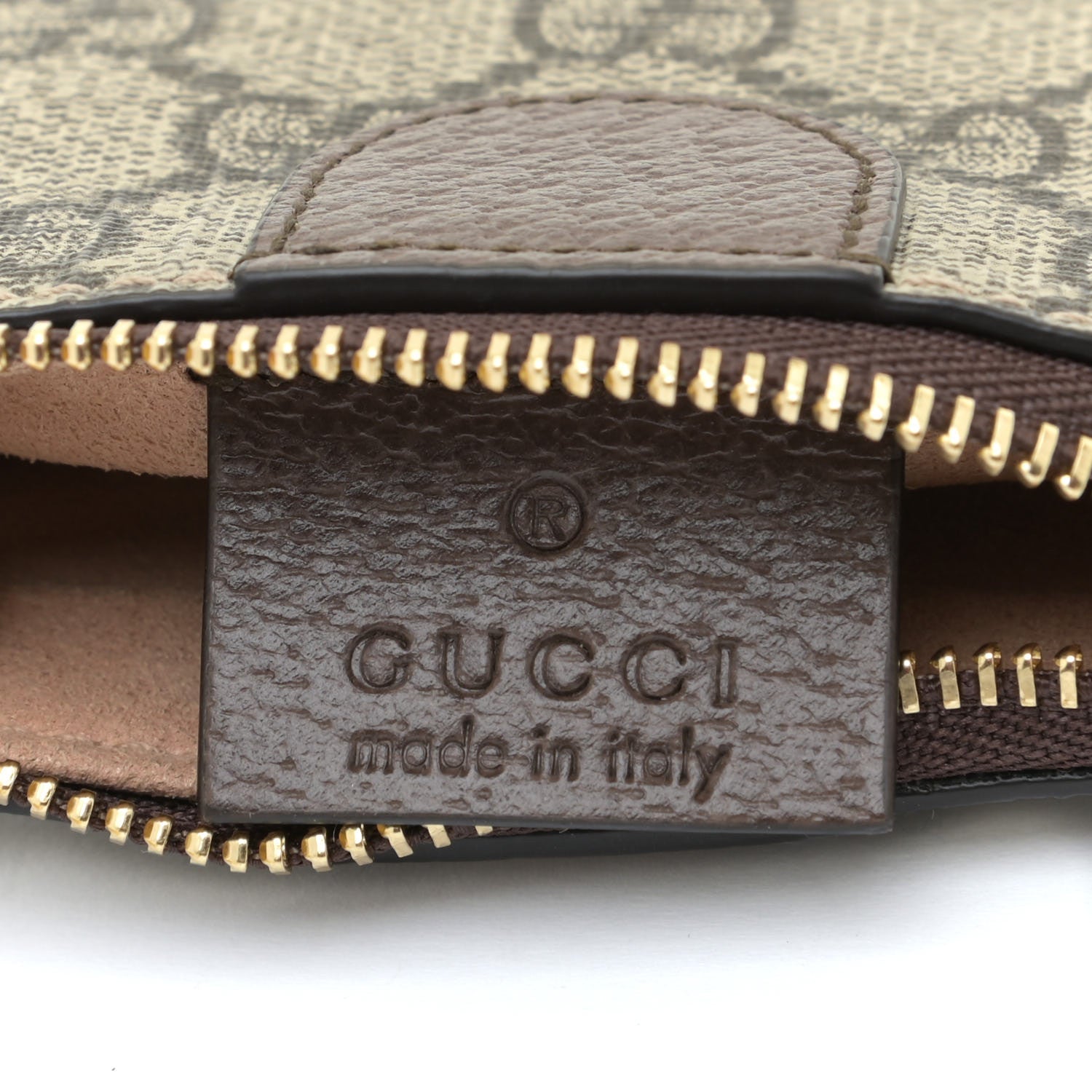 Gucci GG Supreme Monogram Web Ophidia Key Case Beige New Acero 8 of 10