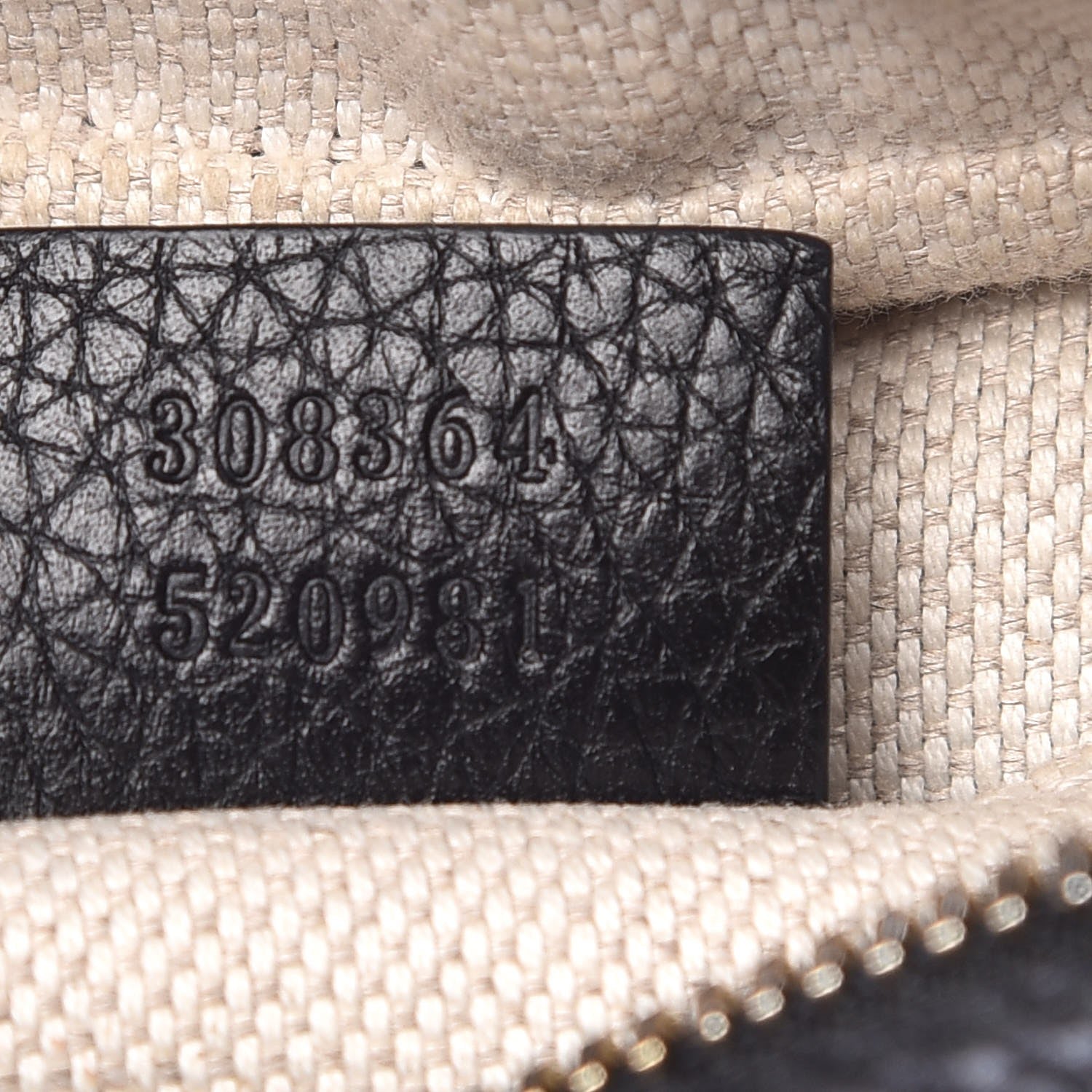Gucci Pebbled Calfskin Small Soho Disco Bag Black 7 of 8