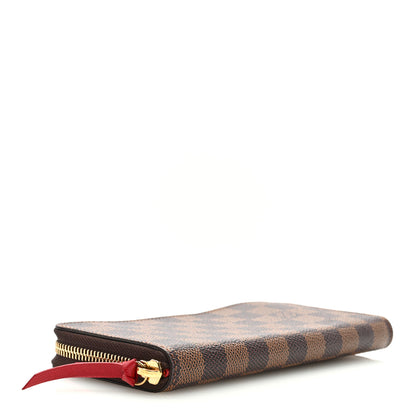 Louis Vuitton Damier Ebene Clemence Wallet Cherry 4 of 6