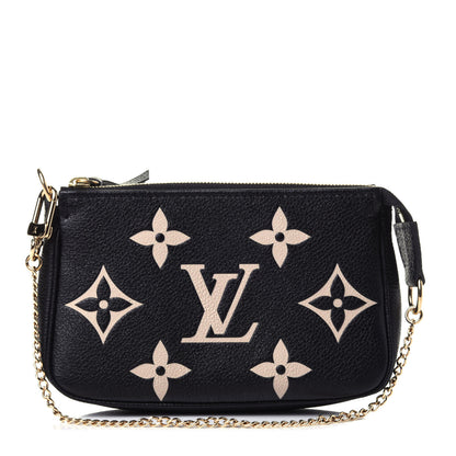 Louis Vuitton Empreinte Monogram Giant Mini Pochette Accessories Black 1 of 4