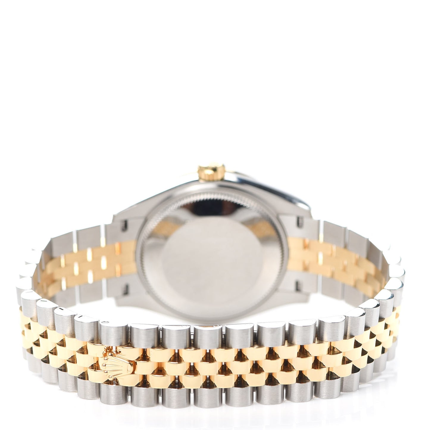 Stainless Steel 18K Yellow Gold Diamond 31mm Oyster Perpetual Datejust Watch Silver 278273