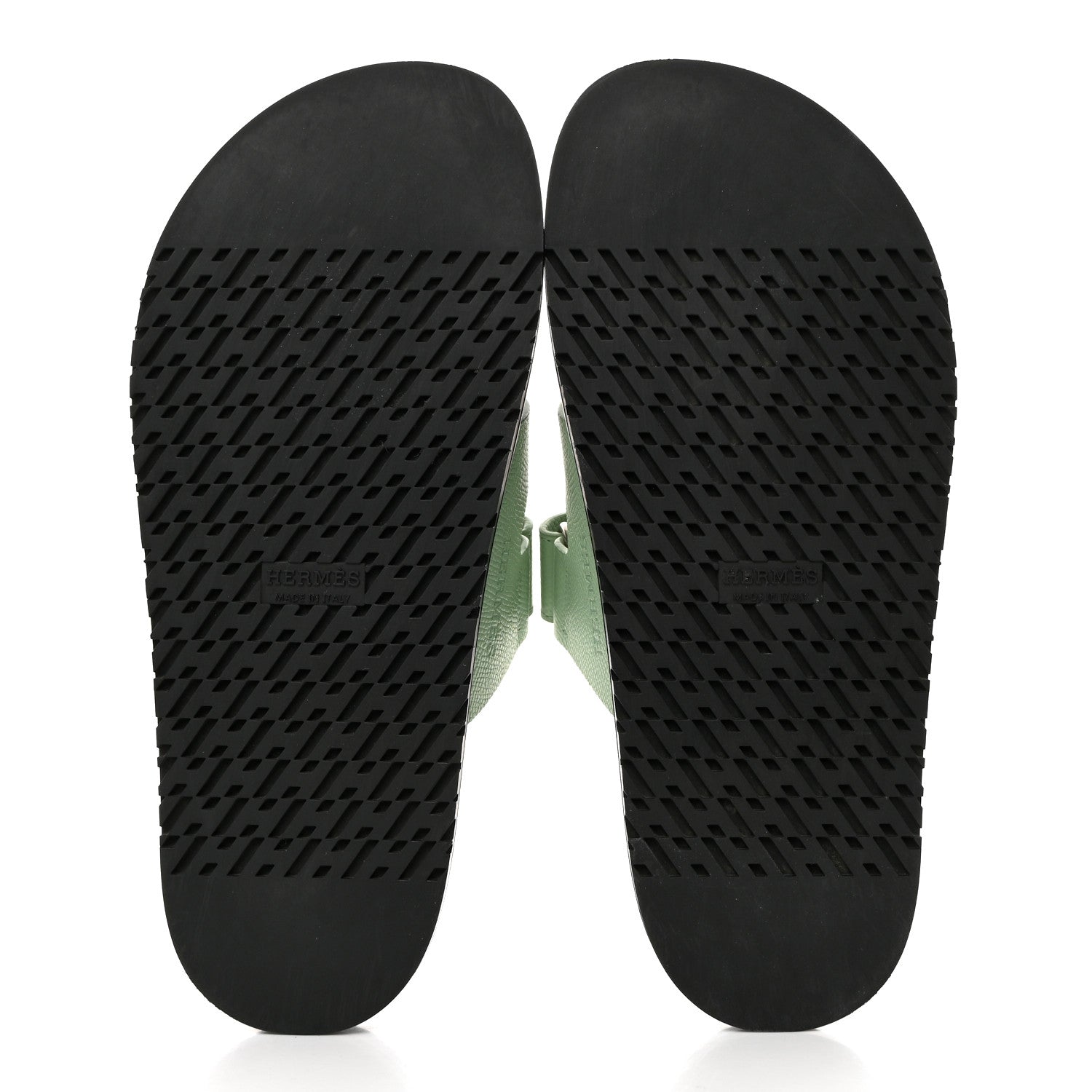 Hermes Epsom Womens Chypre Sandals 38 Vert Jade 5 of 9