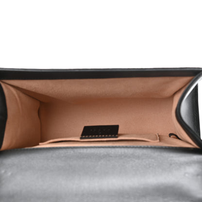 Gucci GG Supreme Monogram Bees Small Padlock Shoulder Bag Black 5 of 11