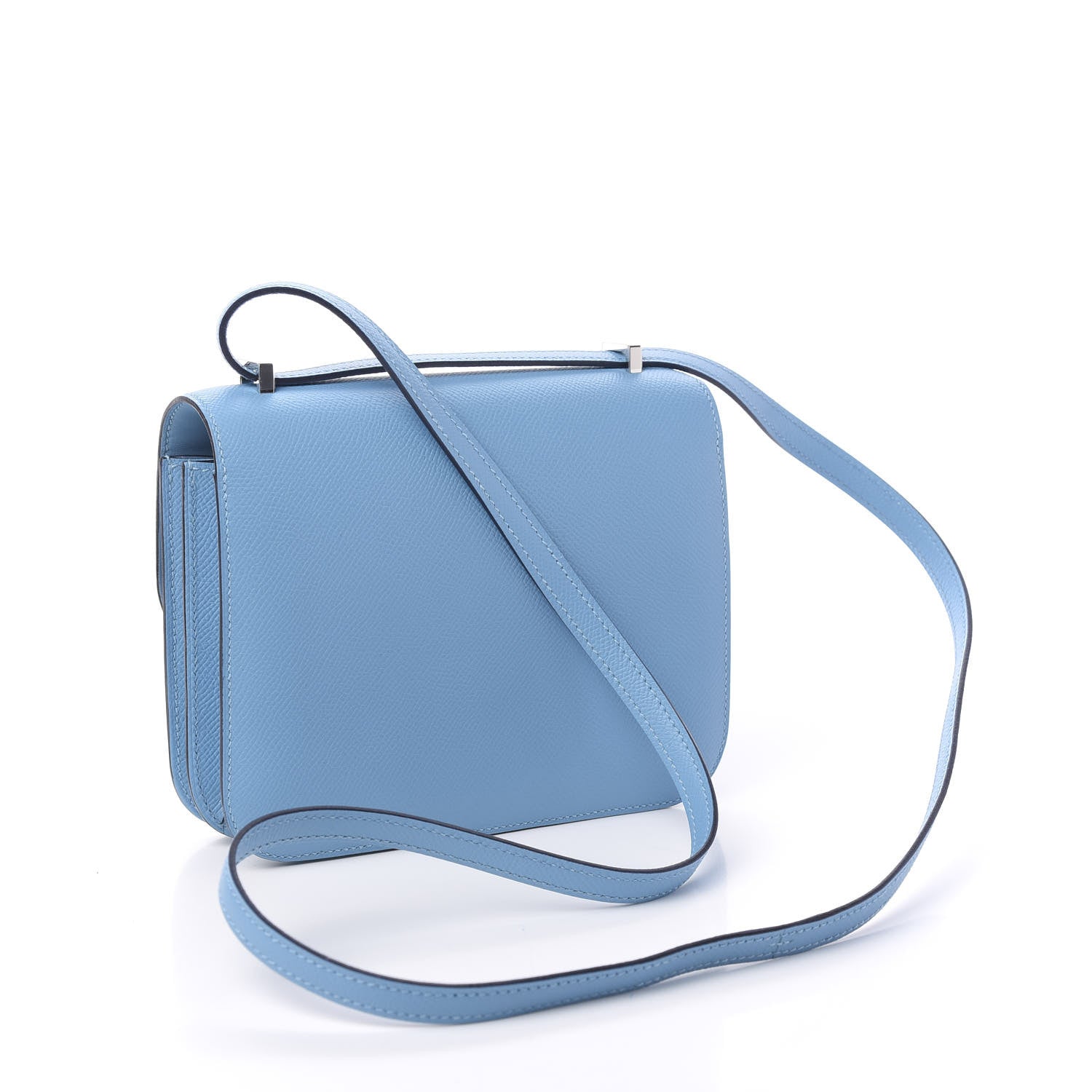Hermes Epsom Constance 18 Bleu Du Nord Rouge De Coeur 2 of 9