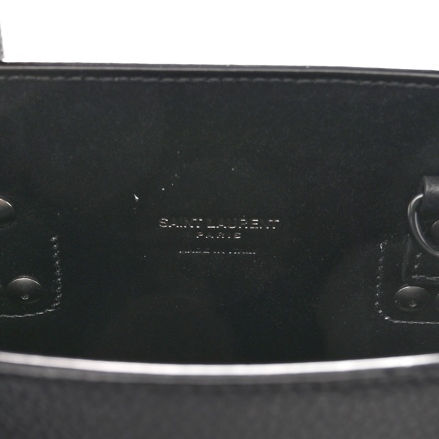 Saint Laurent Grained Calfskin Baby Sac De Jour Black 6 of 9