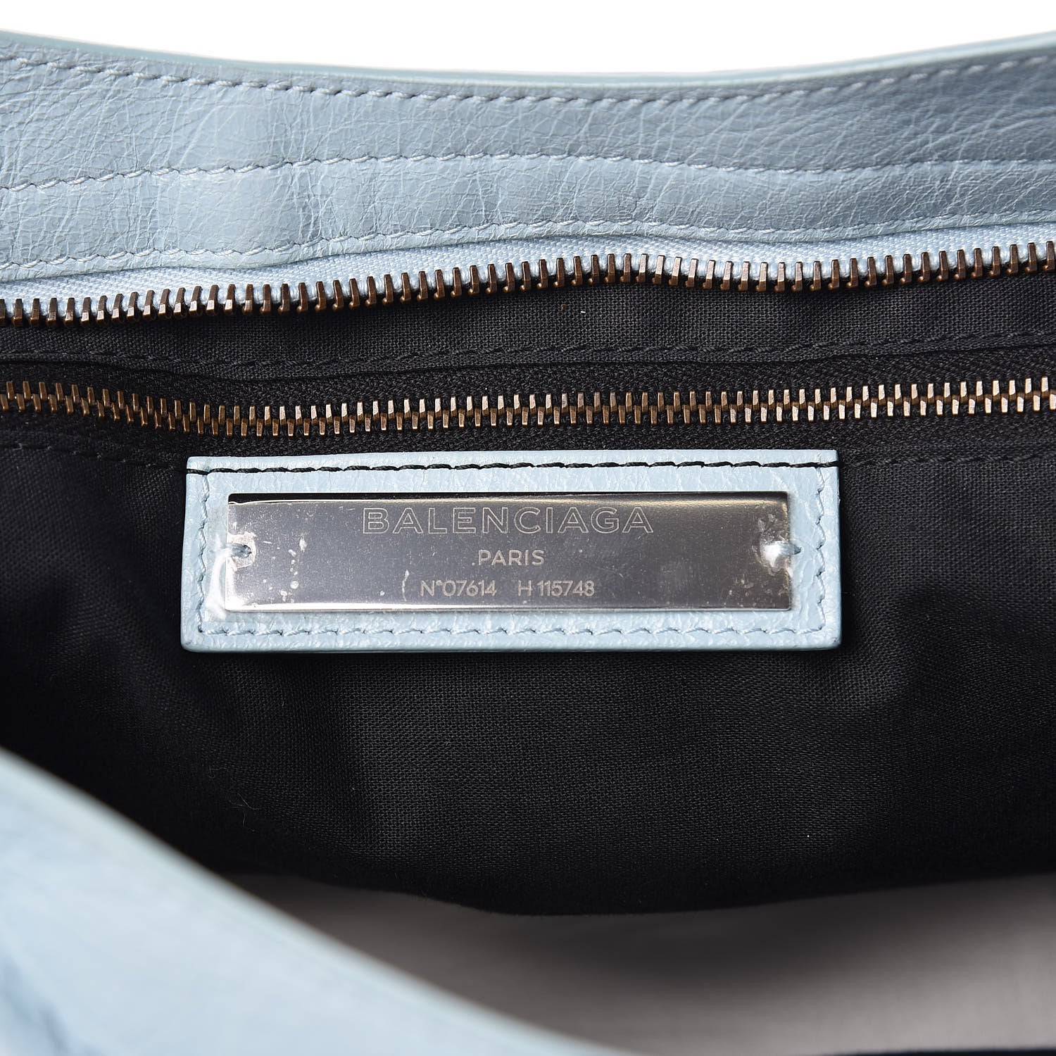 Balenciaga Agneau Classic Hardware City Bleu Dragee 6 of 21
