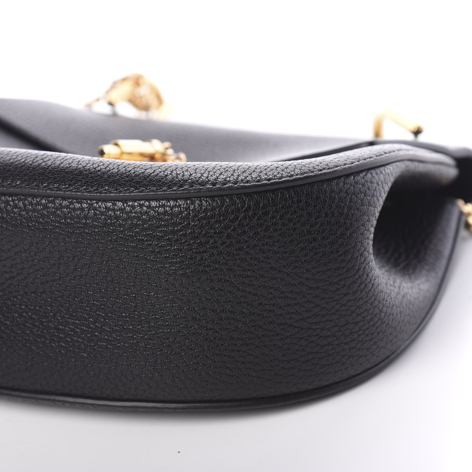 Chloe Grained Lambskin Drew Shoulder Bag Black 7 of 8