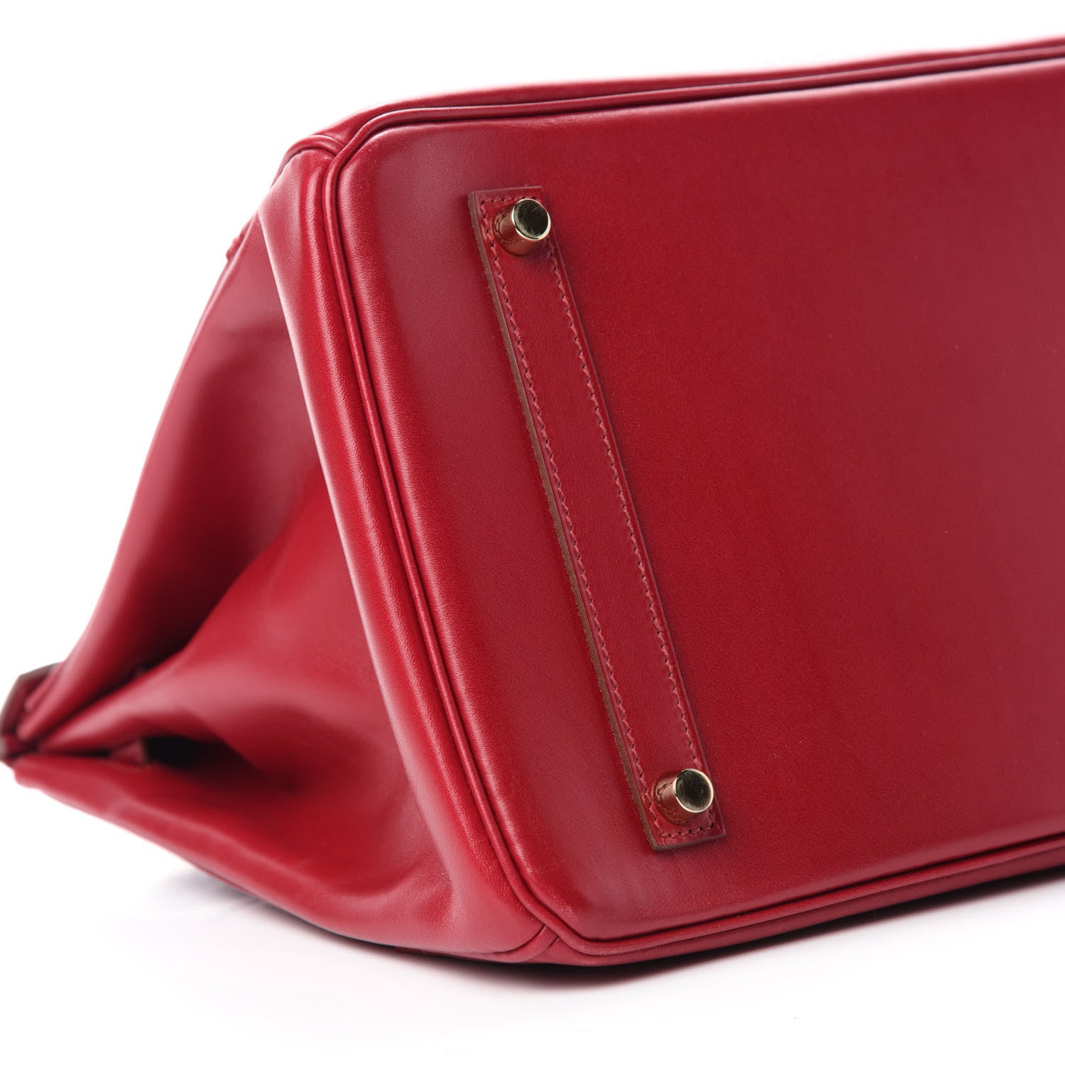 Hermes Tadelakt Ghillies Birkin 35 Rubis 6 of 11