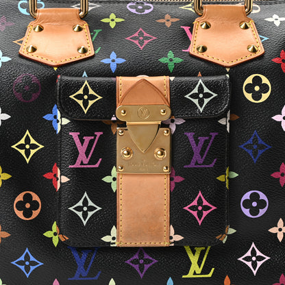 Louis Vuitton Monogram Multicolor Speedy 30 Black 6 of 8
