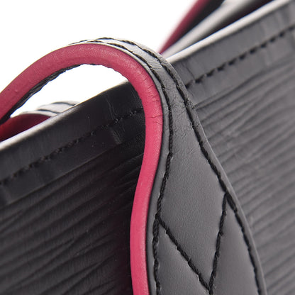 Louis Vuitton Epi Neverfull MM Black Hot Pink 11 of 15