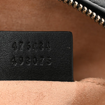 Gucci Calfskin Matelasse GG Marmont Belt Bag 95 38 Black 7 of 10