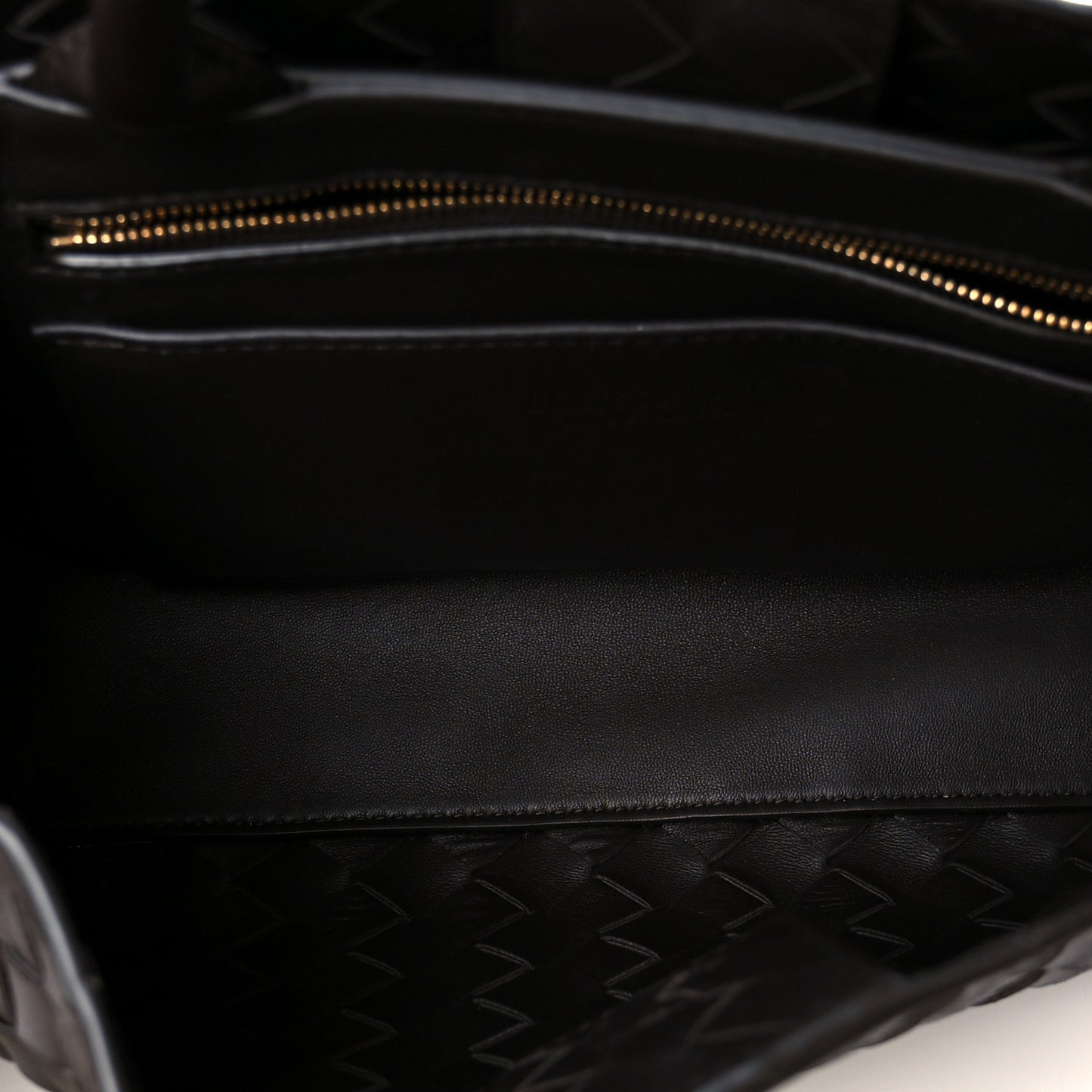 Nappa Intrecciato Small East West Andiamo Shoulder Bag Fondant