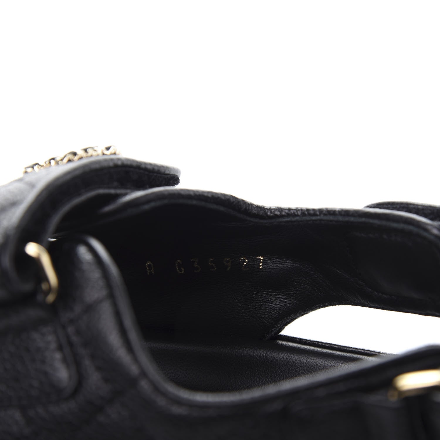 Chanel Grained Calfskin Velcro Dad Sandals 38 Black 8 of 9