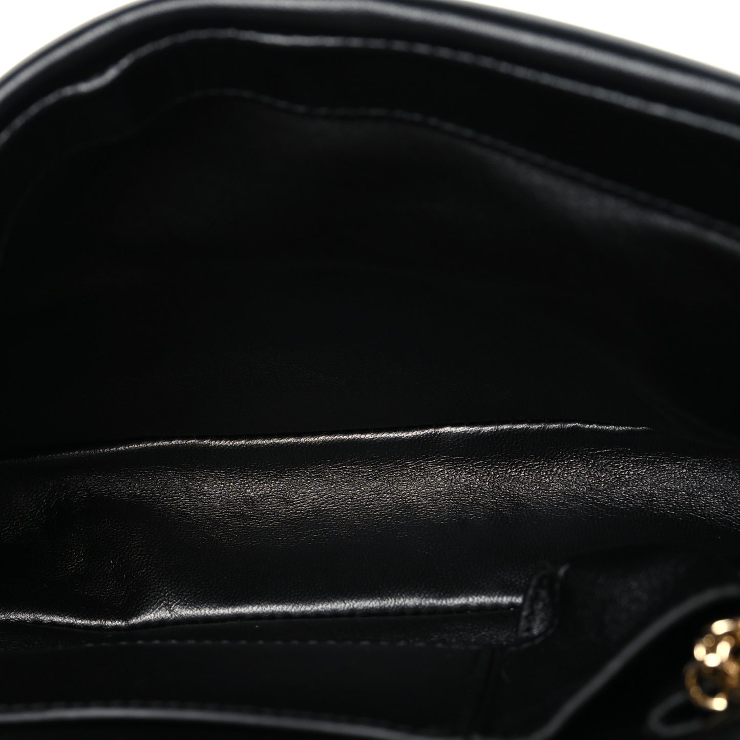 Lambskin Small GG Milano Top Handle Shoulder Bag Black