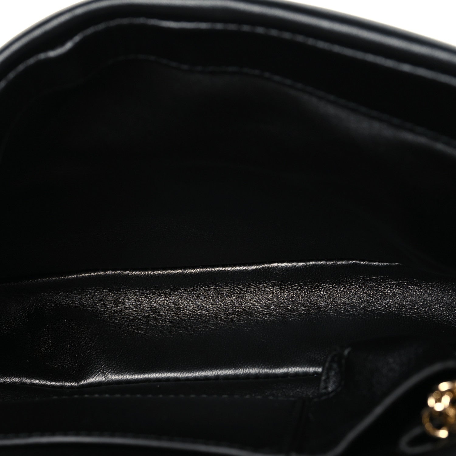 Gucci Lambskin Small GG Milano Top Handle Shoulder Bag Black 5 of 9
