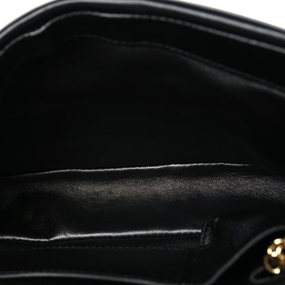 Gucci Lambskin Small GG Milano Top Handle Shoulder Bag Black 5 of 9