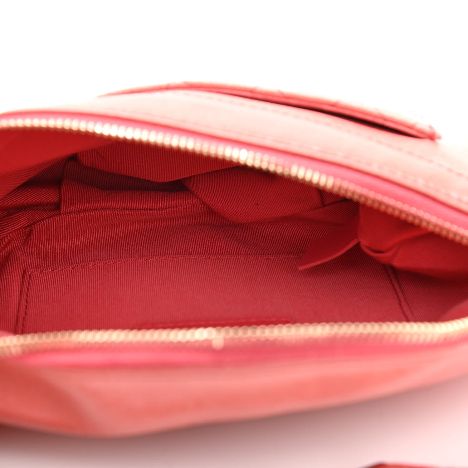 Chanel Crumpled Glazed Lambskin Quilted Waist Bag Fanny Pack Pink 8 of 21