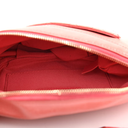 Chanel Crumpled Glazed Lambskin Quilted Waist Bag Fanny Pack Pink 8 of 21