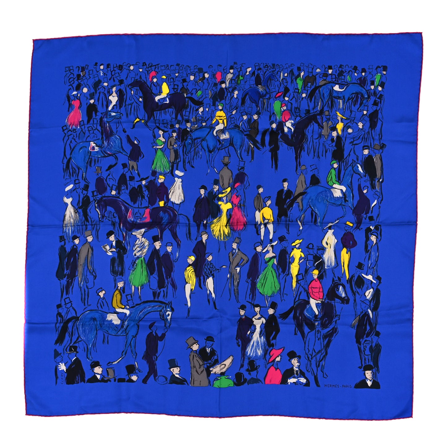 Silk Paddock Scarf 90