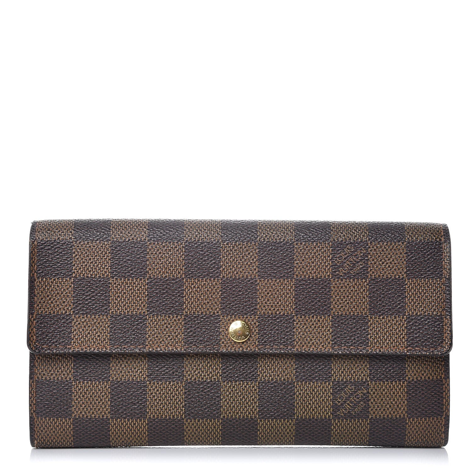 Louis Vuitton Damier Ebene Sarah Wallet 1 of 9